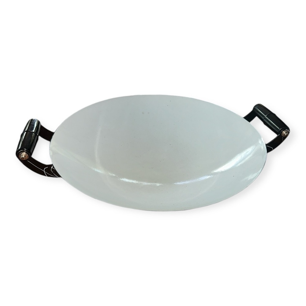 VINTAGE SERENDIPITY COOKER DRIZZLE ENAMEL STEEL PAELLA WOK STEAMER COOKWARE - Picture 6 of 8